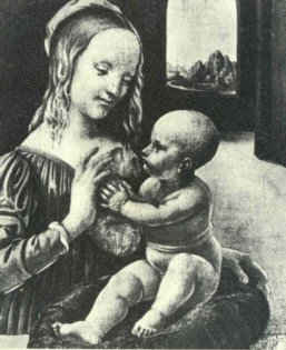 Madonna With The Cat -- Noya Collection, Savona