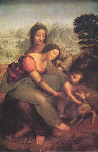 Virgin And Child With St.Anne -- The Louvre, Paris.